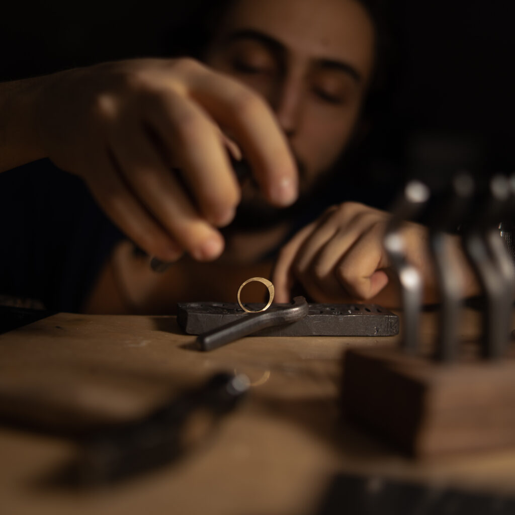 Goldsmith workshop handicraft